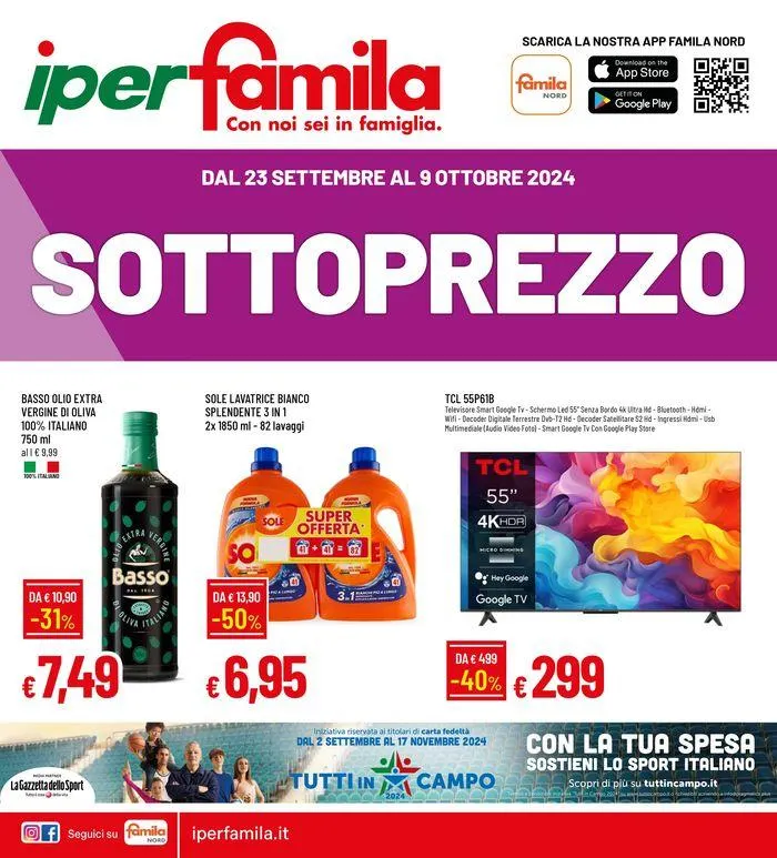 Sottoprezzo da 23 settembre a 9 ottobre di 2024 - Pagina del volantino 1