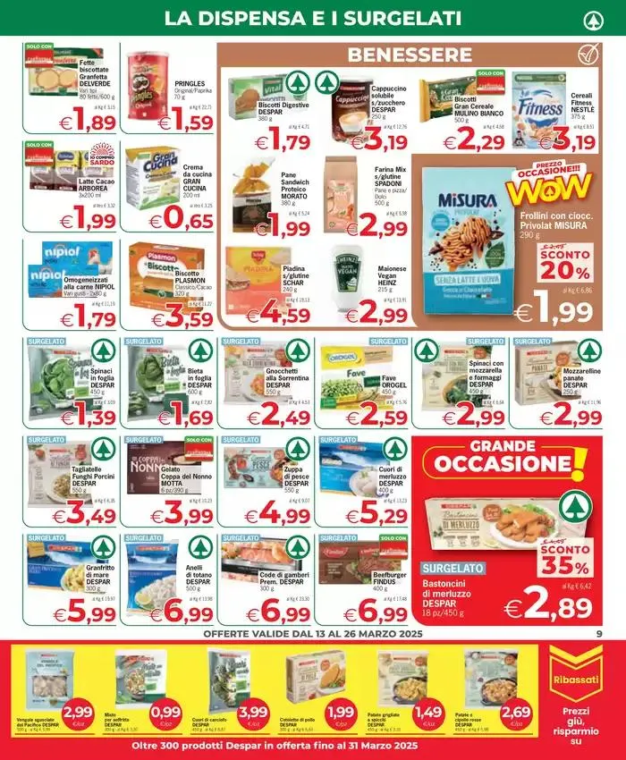 Sotto prezzo da 13 marzo a 26 marzo di 2025 - Pagina del volantino 9