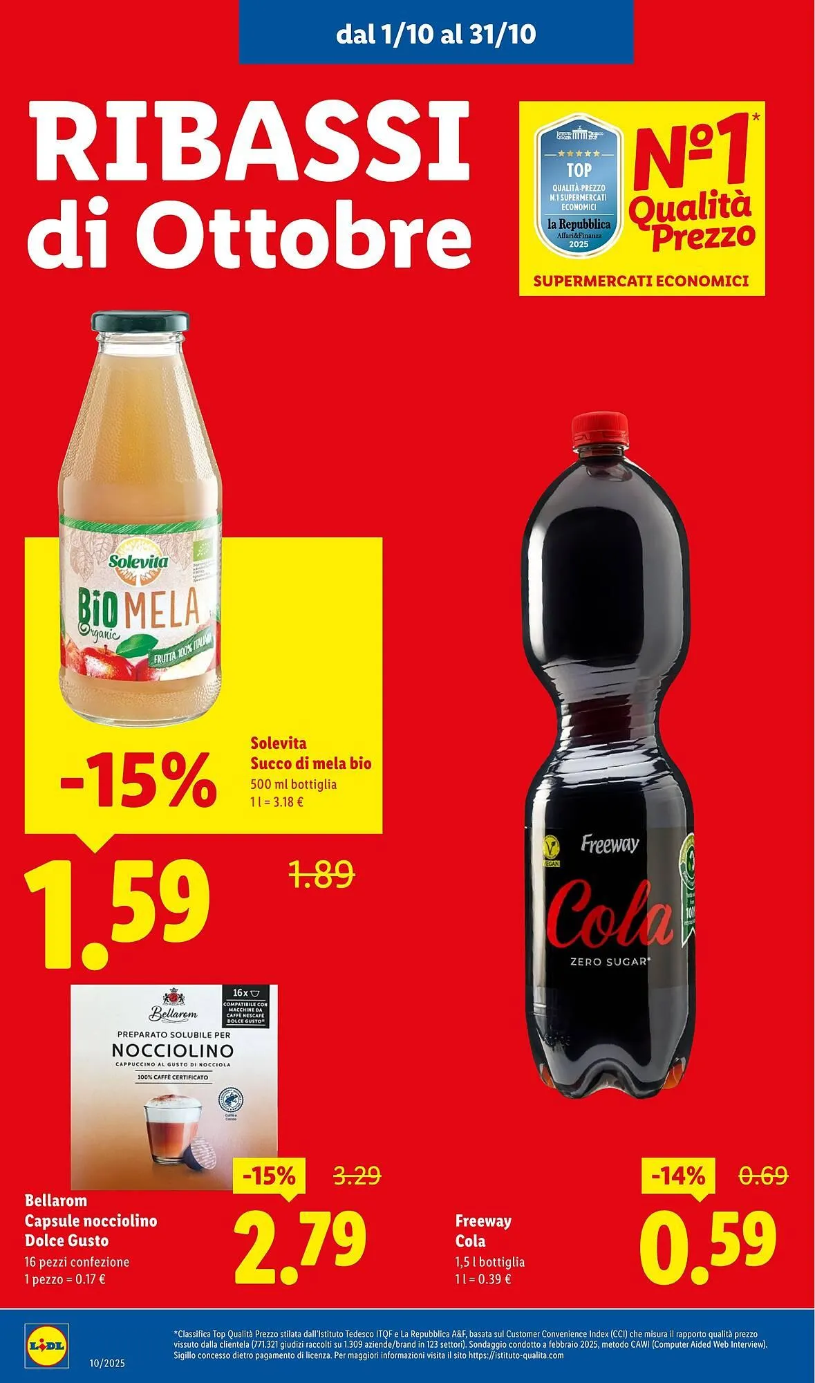 Volantino Lidl da 1 ottobre a 31 ottobre di 2025 - Pagina del volantino 10