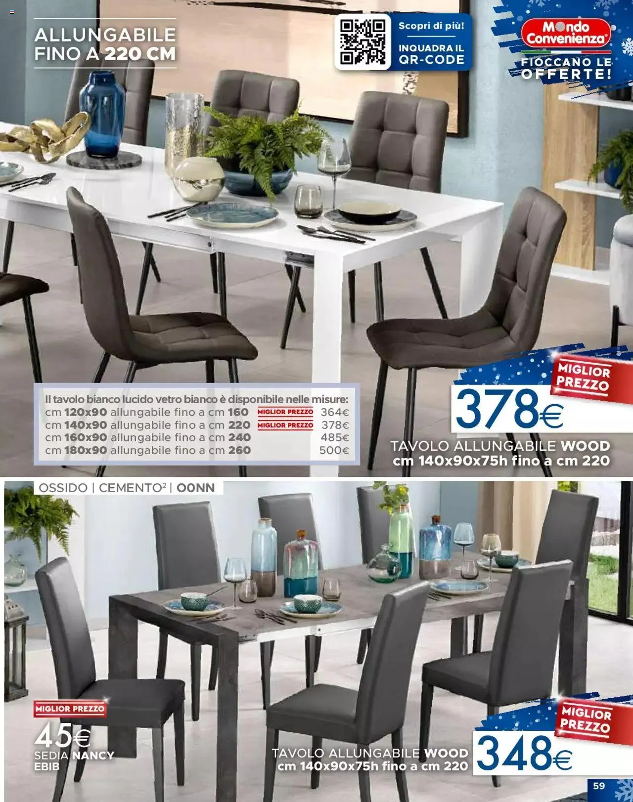 Mondo Convenienza - Catalogo Speciale Autunno da 1 novembre a 31 dicembre di 2023 - Pagina del volantino 61