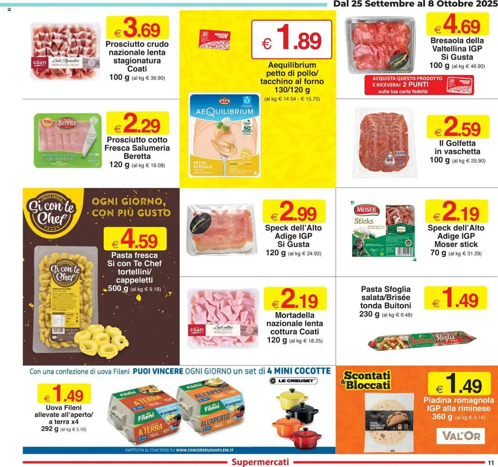 Volantino Sì con te da 25 settembre a 8 ottobre di 2025 - Pagina del volantino 11