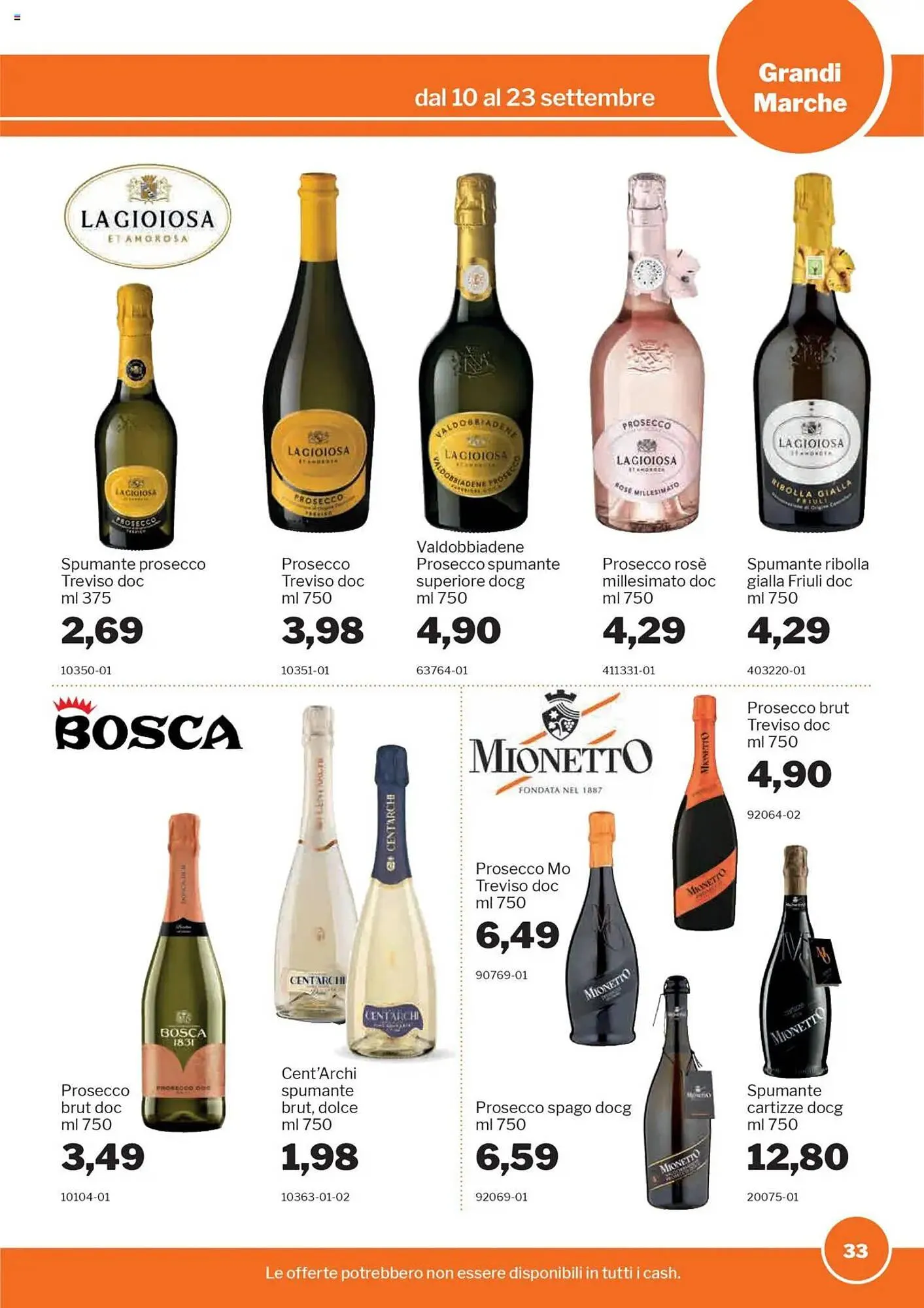 Volantino GrosMarket da 10 settembre a 23 settembre di 2025 - Pagina del volantino 33