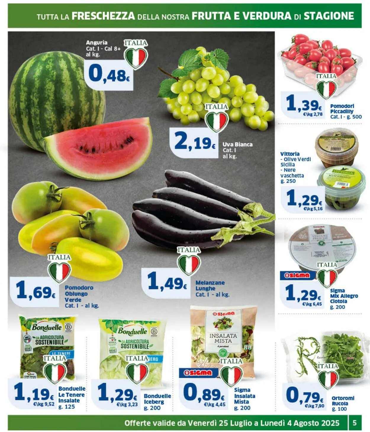 Sigma - Roma Volantino attuale da 25 luglio a 4 agosto di 2025 - Pagina del volantino 5