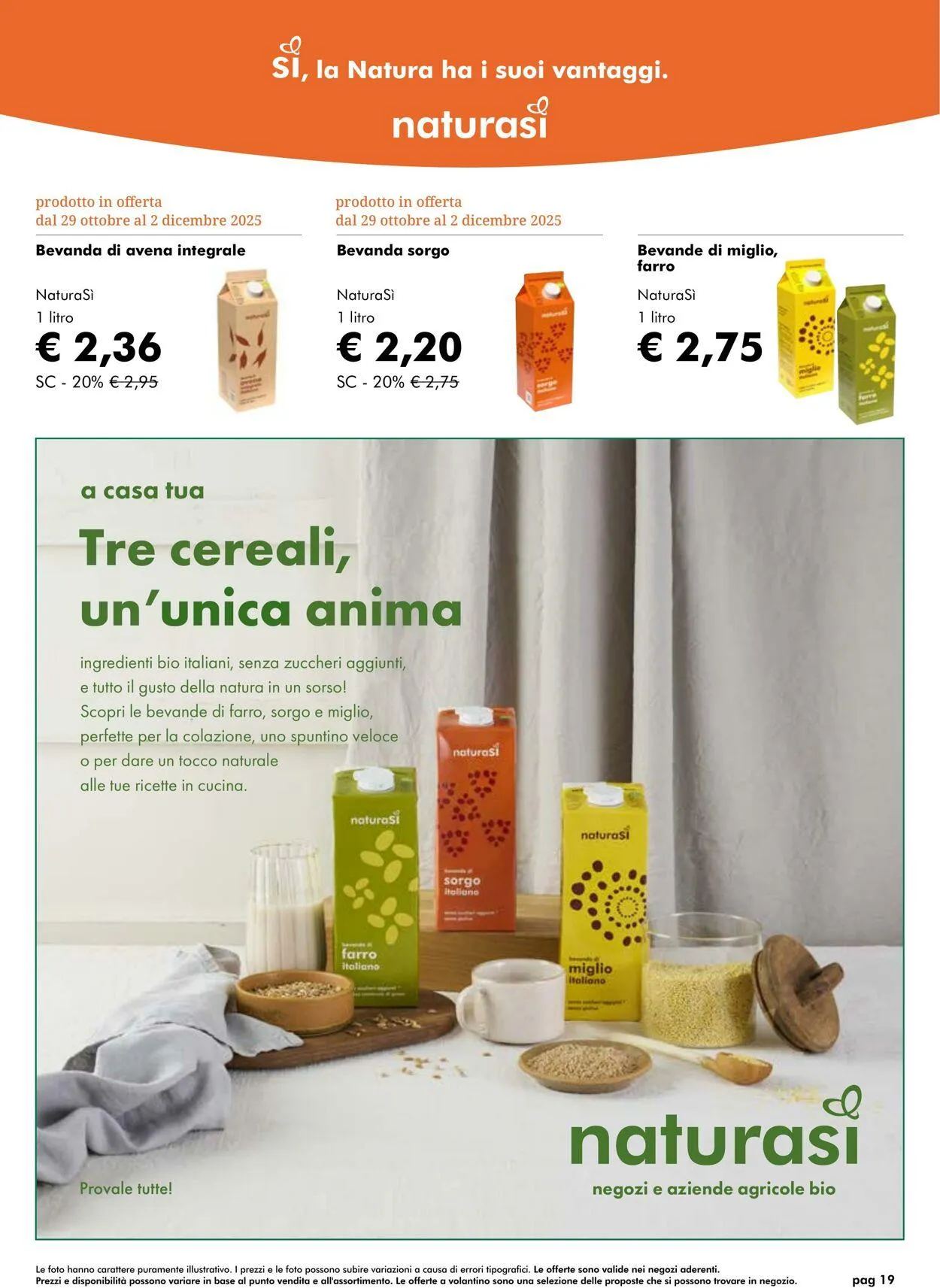 Natura Sì Volantino attuale da 1 gennaio a 15 gennaio di 2026 - Pagina del volantino 19