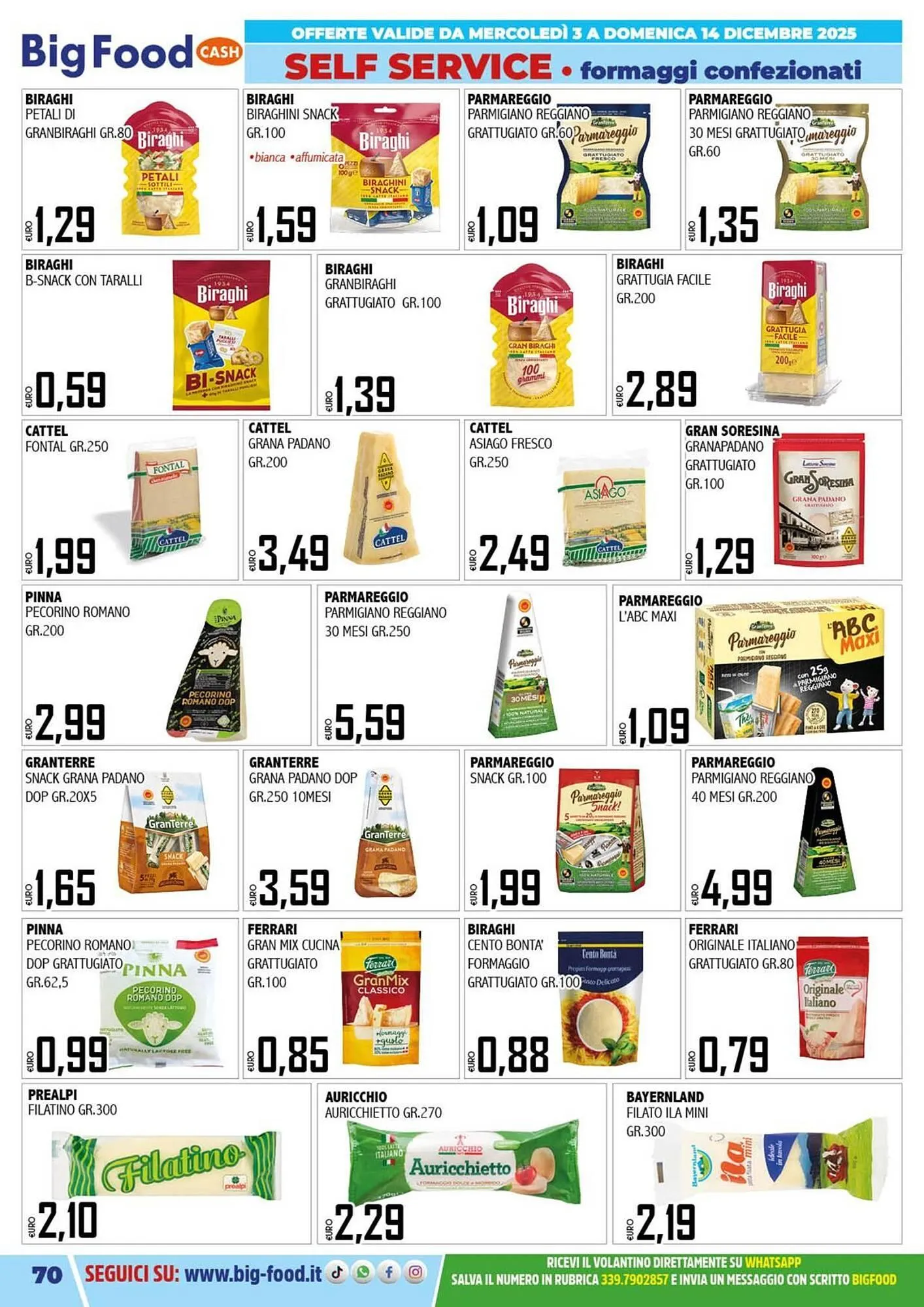Volantino Big Food da 3 dicembre a 14 dicembre di 2025 - Pagina del volantino 69