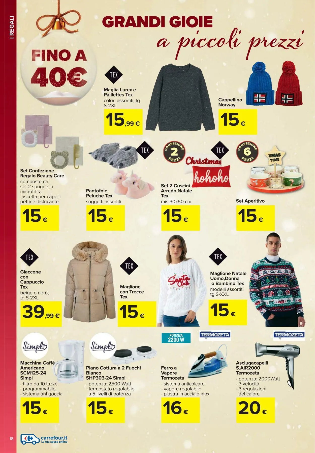 Carrefour Volantino attuale da 13 novembre a 24 dicembre di 2025 - Pagina del volantino 18