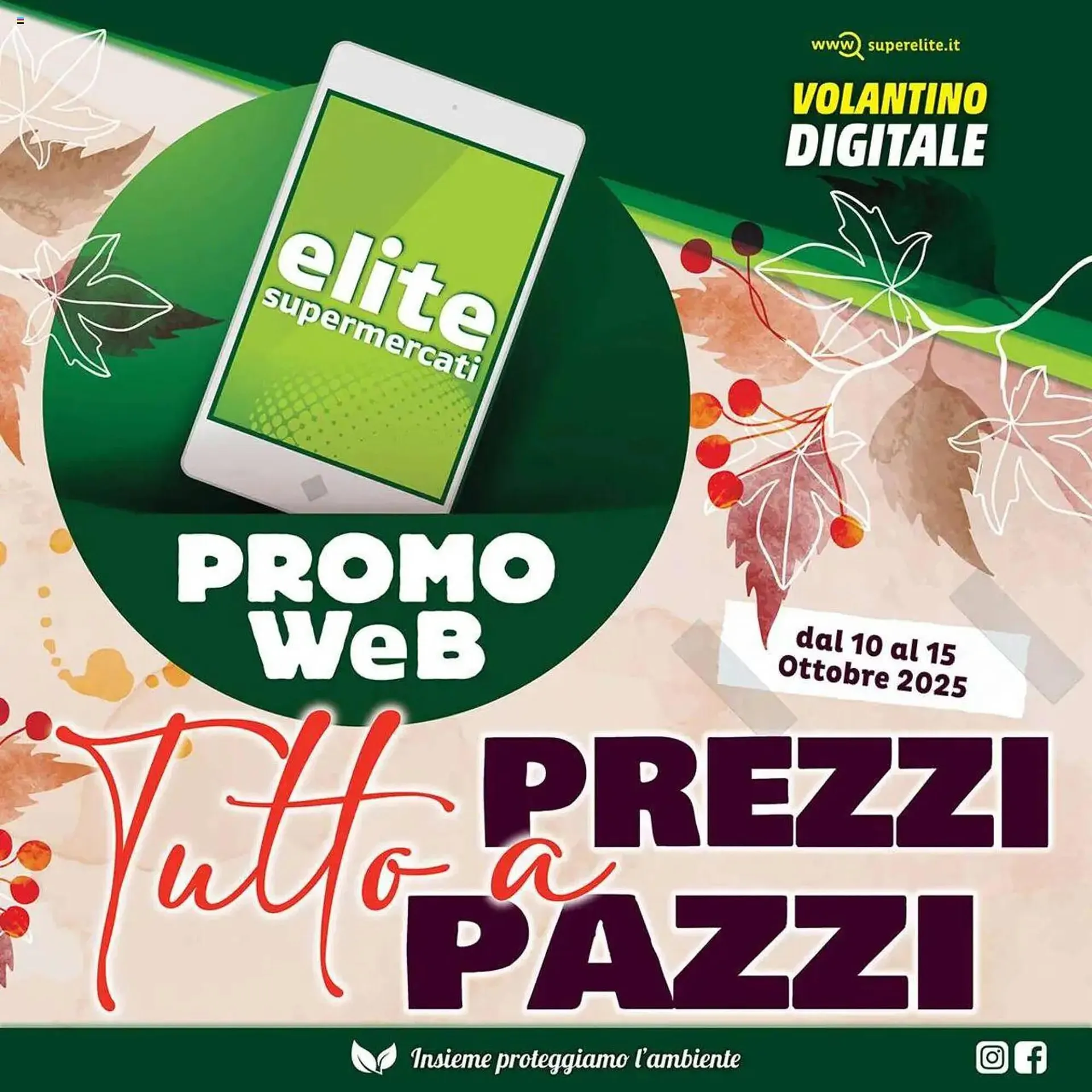 Volantino Elite da 10 ottobre a 15 ottobre di 2025 - Pagina del volantino 1
