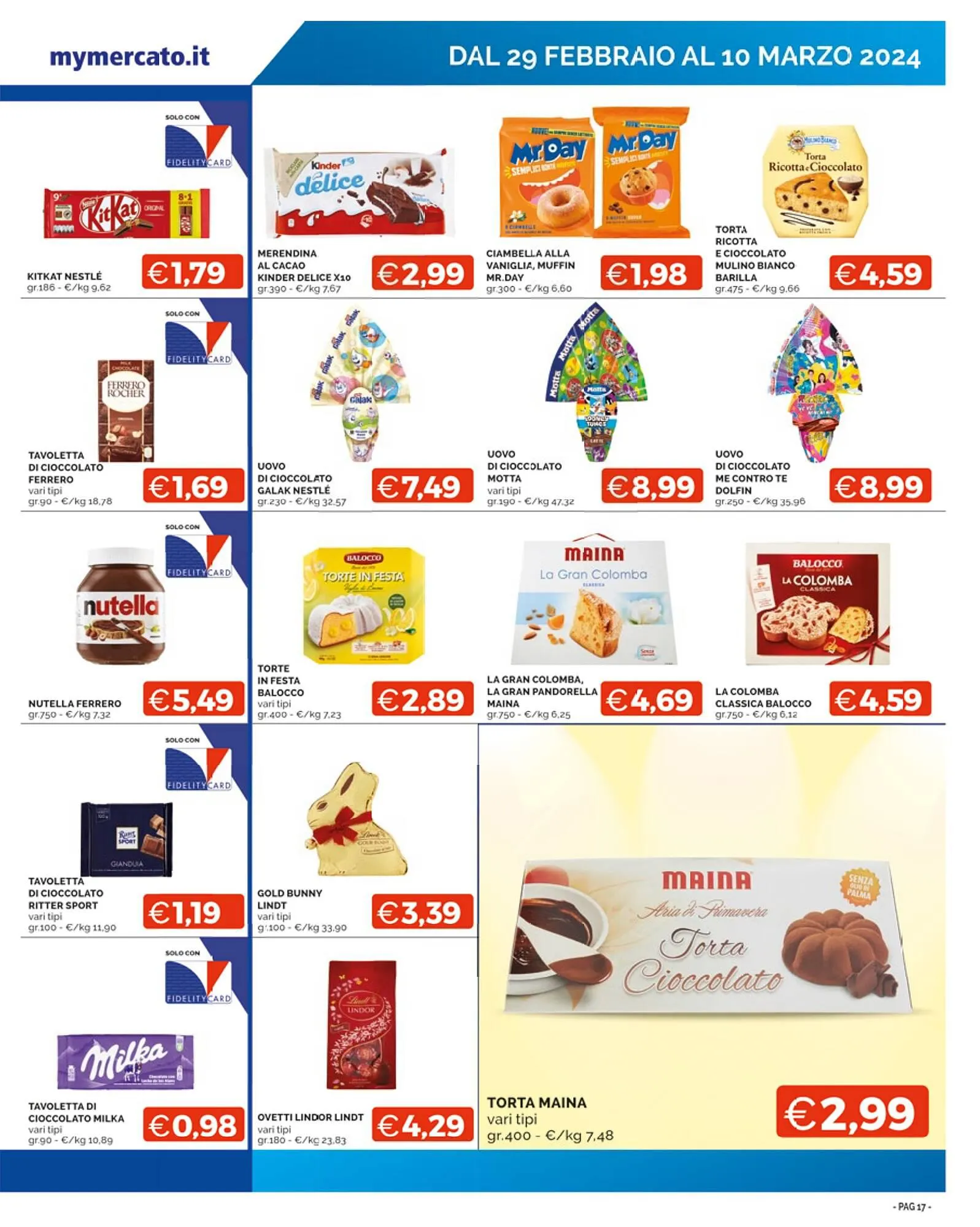 Volantino Mercatò Extra da 29 febbraio a 10 marzo di 2024 - Pagina del volantino 17