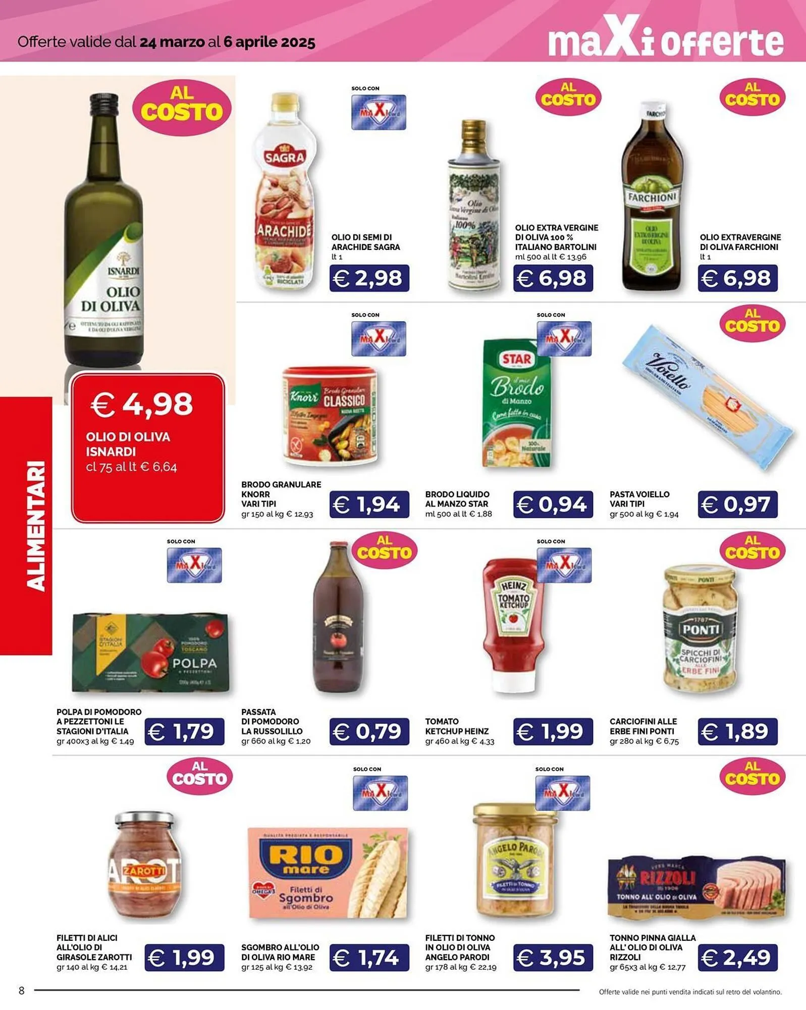 Volantino Maxisconto da 24 marzo a 6 aprile di 2025 - Pagina del volantino 8