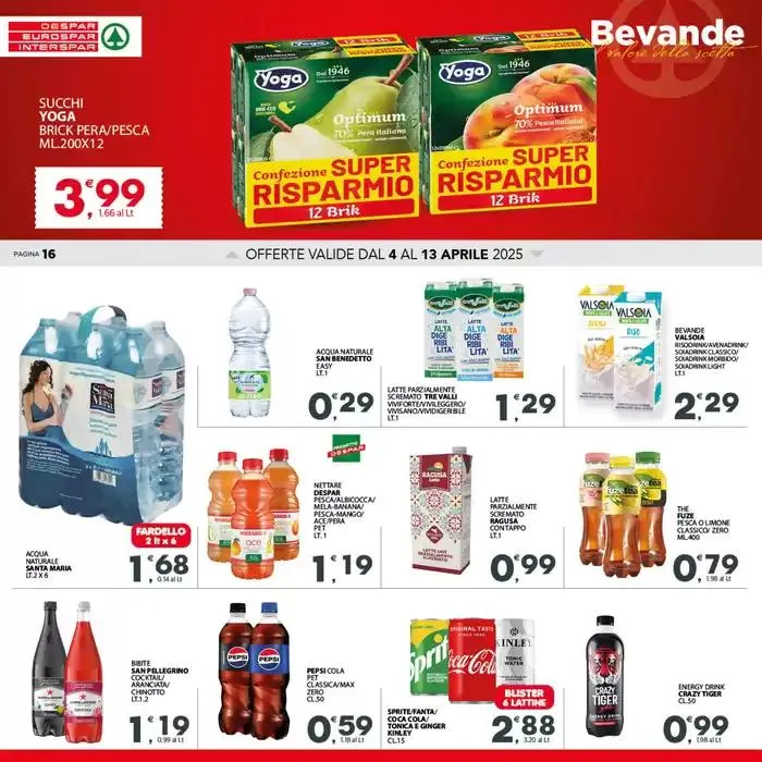 Conveneinza unica da 4 aprile a 13 aprile di 2025 - Pagina del volantino 16