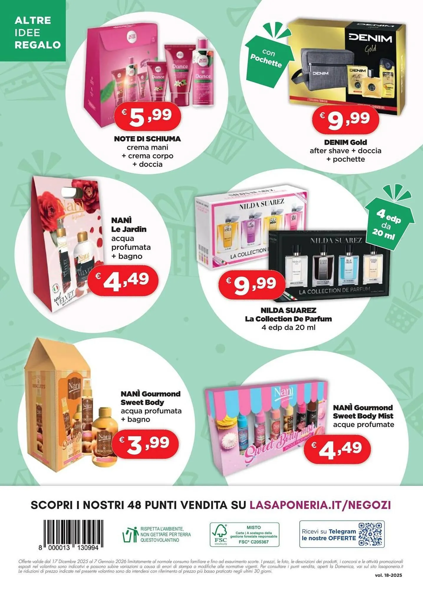 Volantino La Saponeria da 17 dicembre a 7 gennaio di 2026 - Pagina del volantino 12