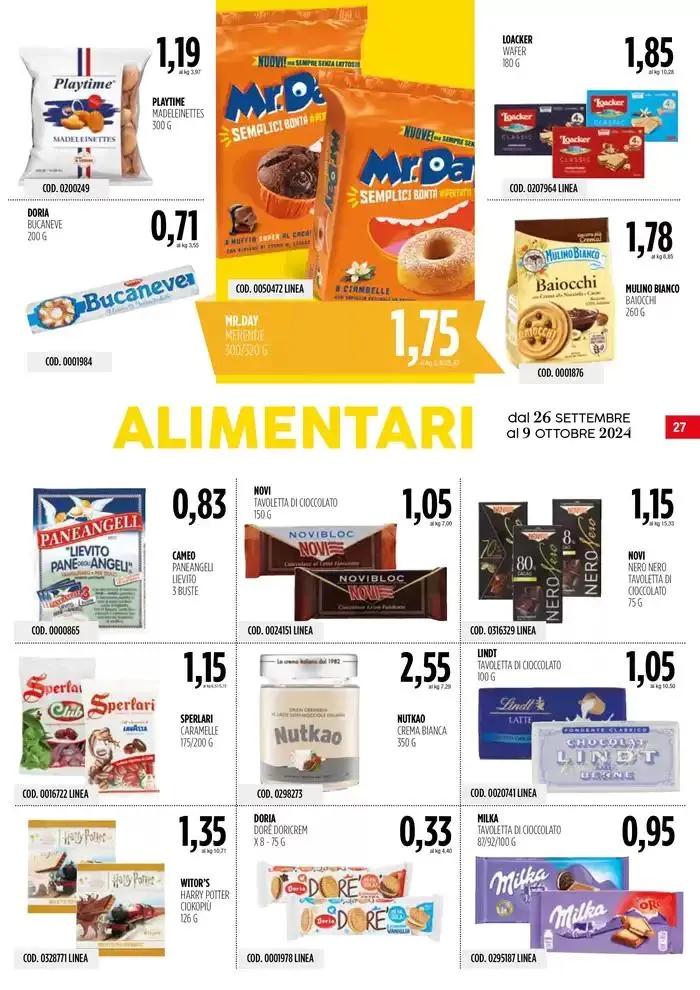 Carico Cash & Carry - Anniversario da 26 settembre a 9 ottobre di 2024 - Pagina del volantino 27