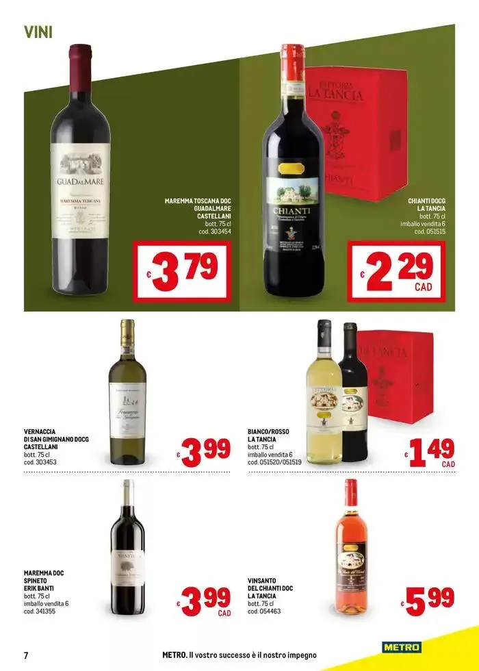 Sapori d'Italia -Toscana da 7 aprile a 30 aprile di 2025 - Pagina del volantino 7