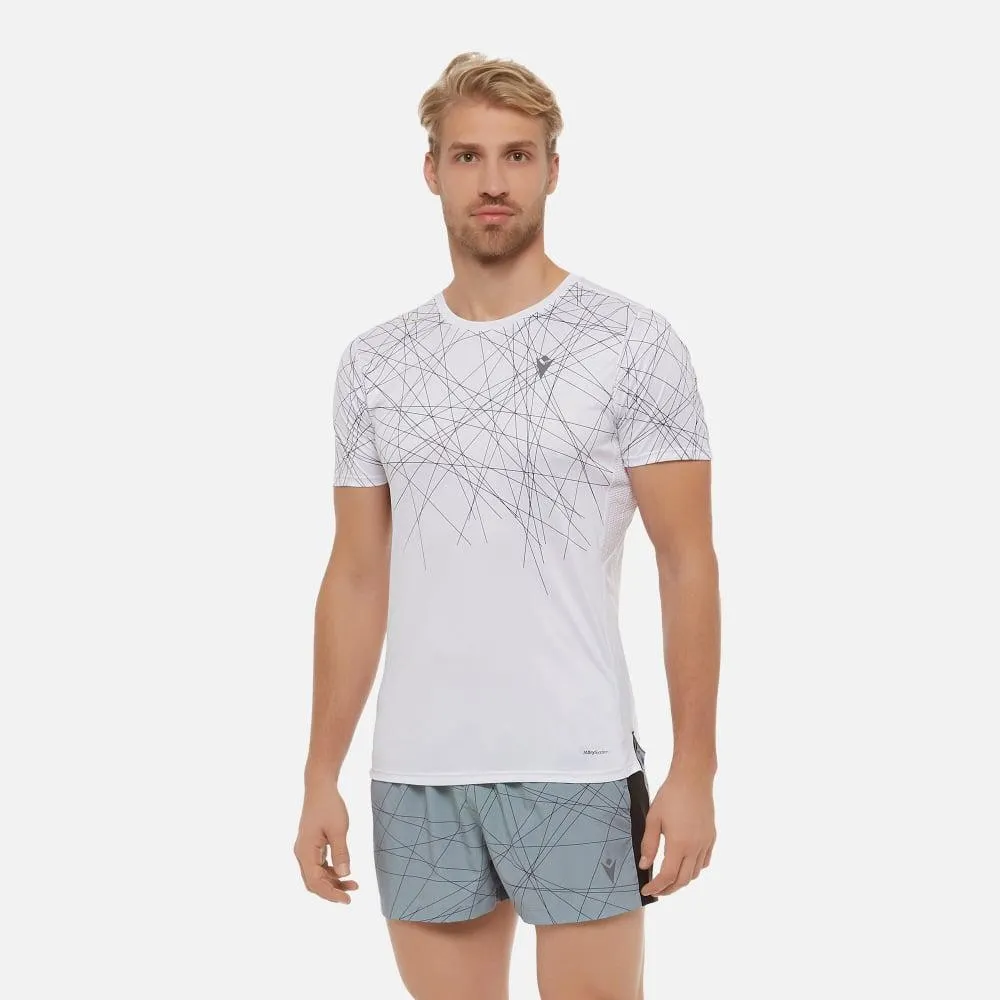 T-shirt running uomo patrick bianca