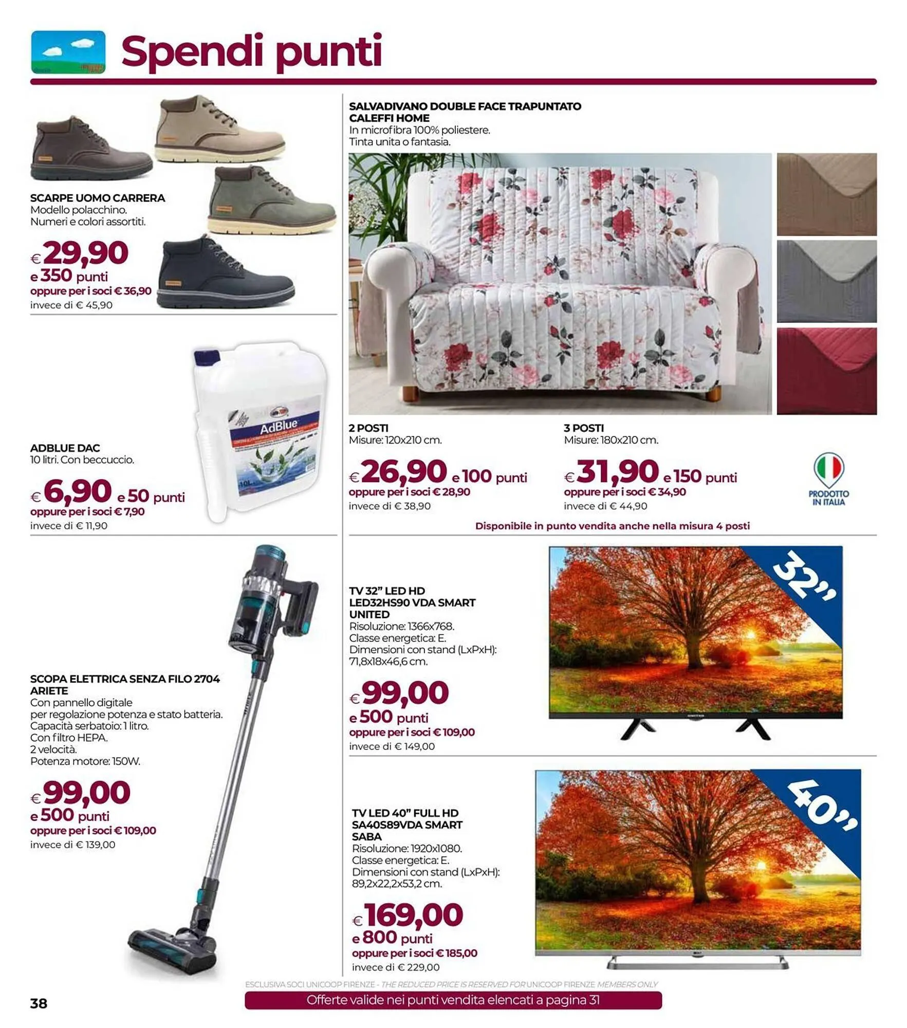 Volantino Unicoop da 25 settembre a 8 ottobre di 2025 - Pagina del volantino 38