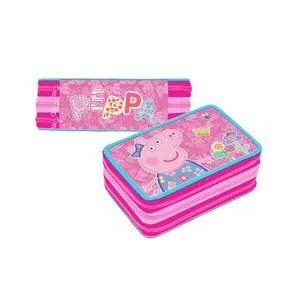 Astuccio Peppa Pig 3 Zip