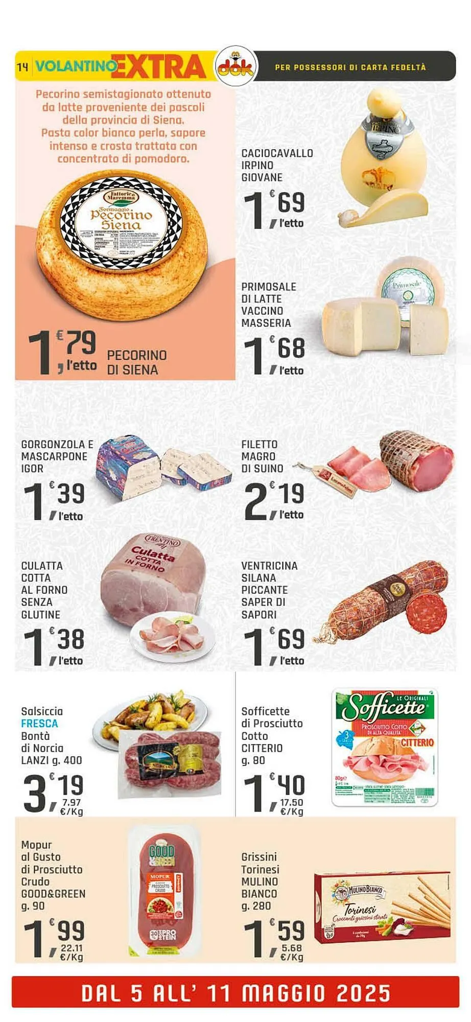 Volantino Supermercati Dok da 5 maggio a 11 maggio di 2025 - Pagina del volantino 14