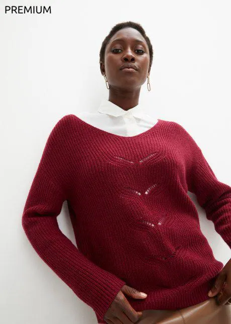 Maglione in misto lana