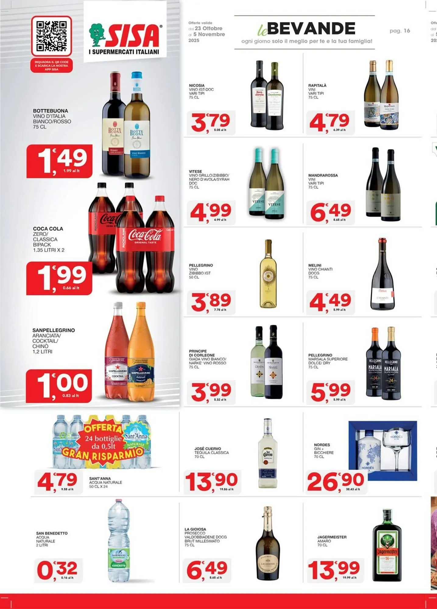 Volantino Sisa da 23 ottobre a 5 novembre di 2025 - Pagina del volantino 16