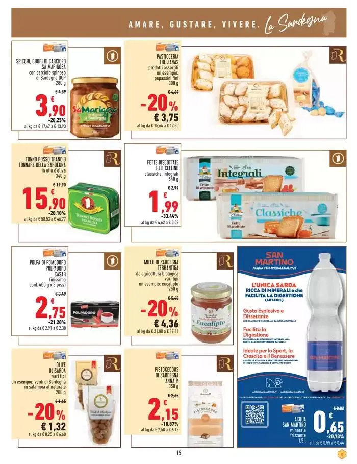 Amare gustare vivere da 23 aprile a 7 maggio di 2025 - Pagina del volantino 15
