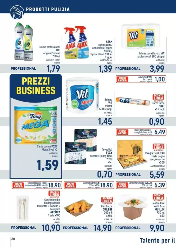 Catalogo Talento da 31 marzo a 20 aprile di 2025 - Pagina del volantino 30