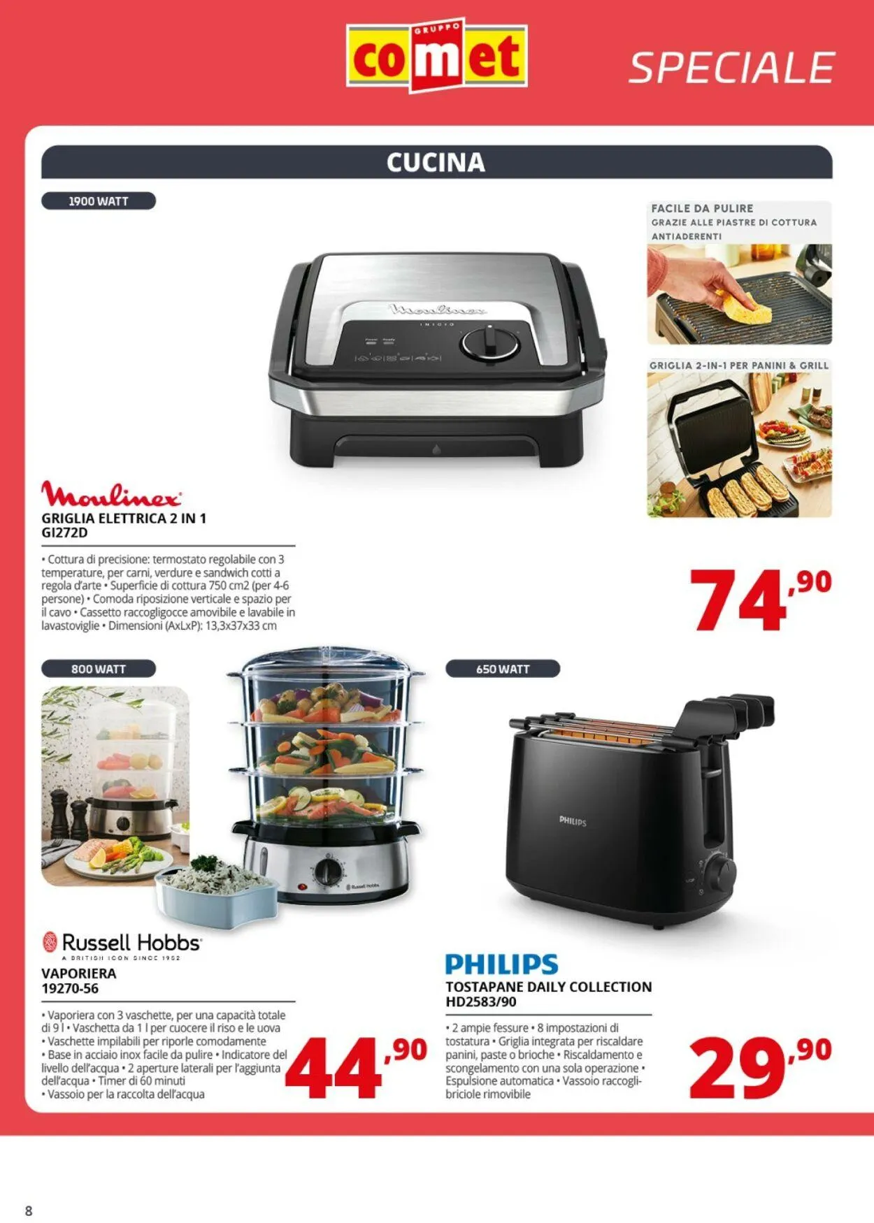 Comet Volantino attuale da 24 ottobre a 30 ottobre di 2025 - Pagina del volantino 8