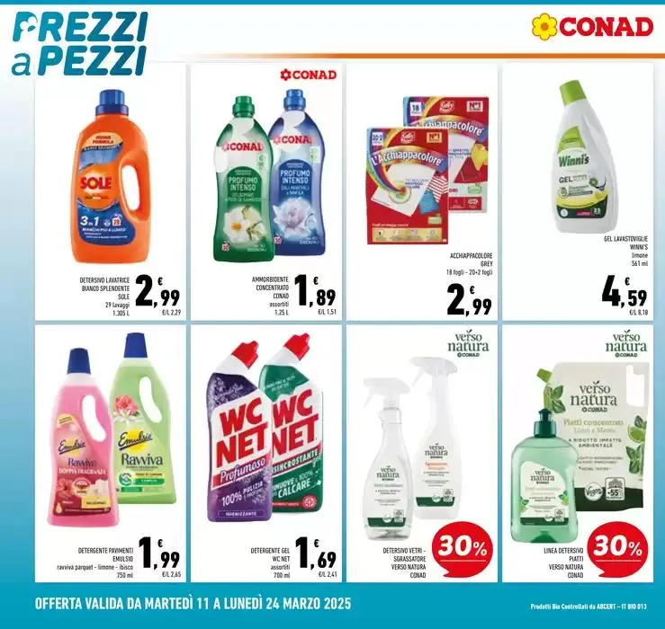 Prezzi a pezzi da 11 marzo a 24 marzo di 2025 - Pagina del volantino 20