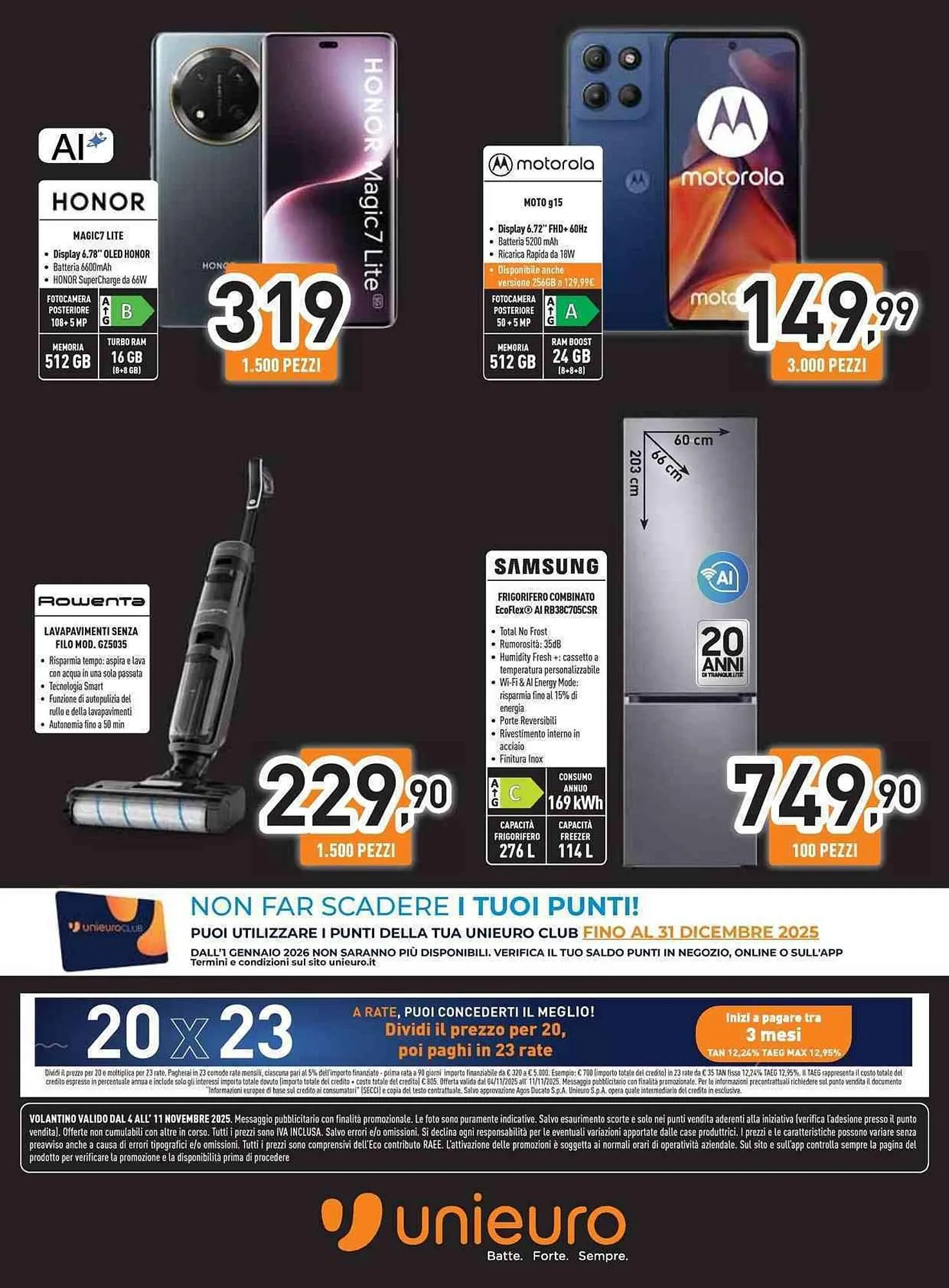 Volantino Unieuro da 4 novembre a 11 novembre di 2025 - Pagina del volantino 25