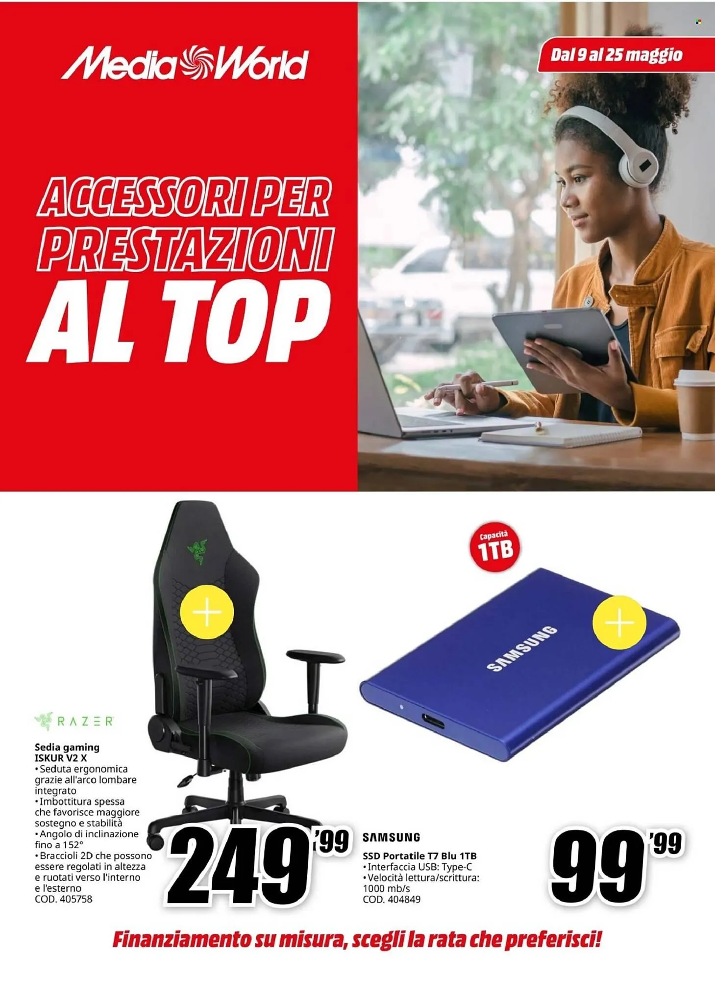 Volantino MediaWorld da 9 maggio a 25 maggio di 2025 - Pagina del volantino 1