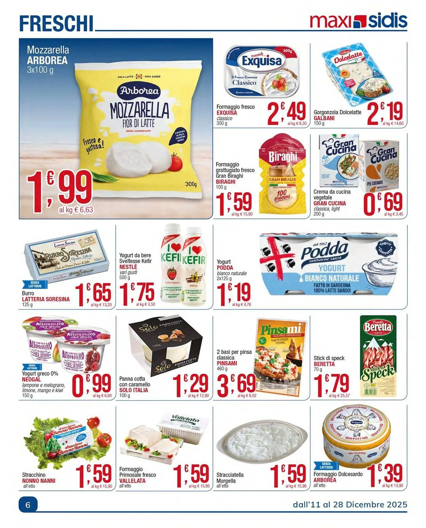 Volantino Maxi Sidis da 16 dicembre a 28 dicembre di 2025 - Pagina del volantino 6