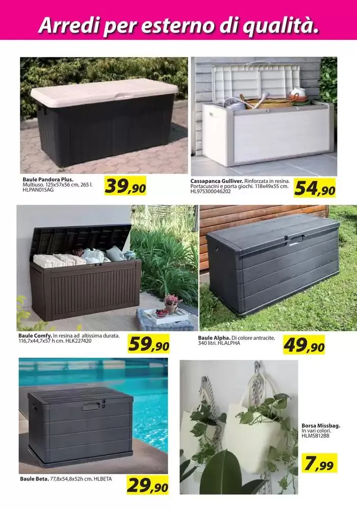 Il mondo degli arredi per esterno da 23 aprile a 3 maggio di 2025 - Pagina del volantino 4
