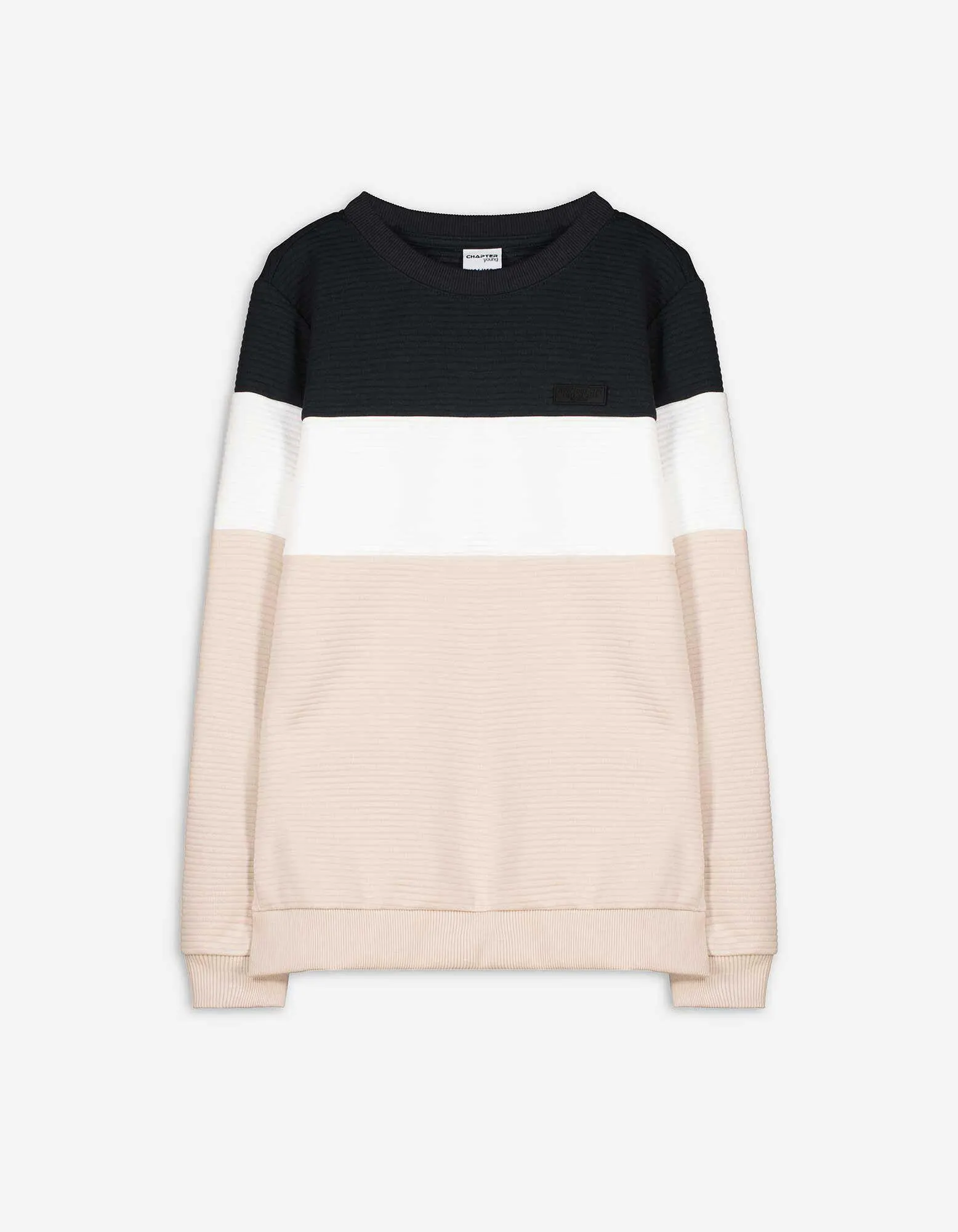 Pullover - Blocchi di colore - grigio scuro