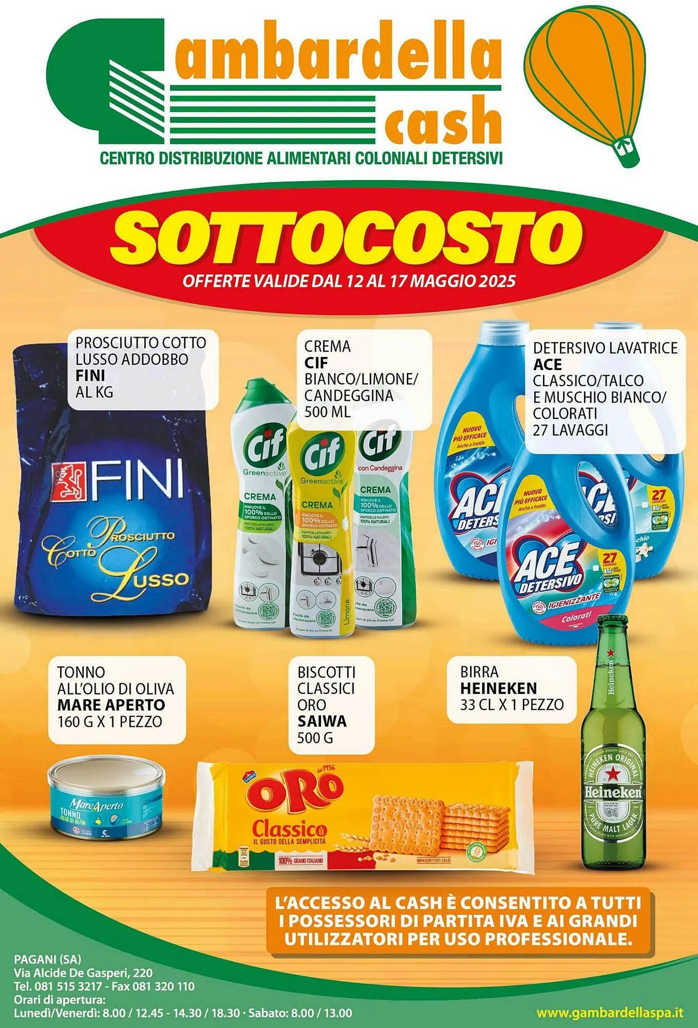 Volantino Gambardella Cash da 12 maggio a 17 maggio di 2025 - Pagina del volantino 1