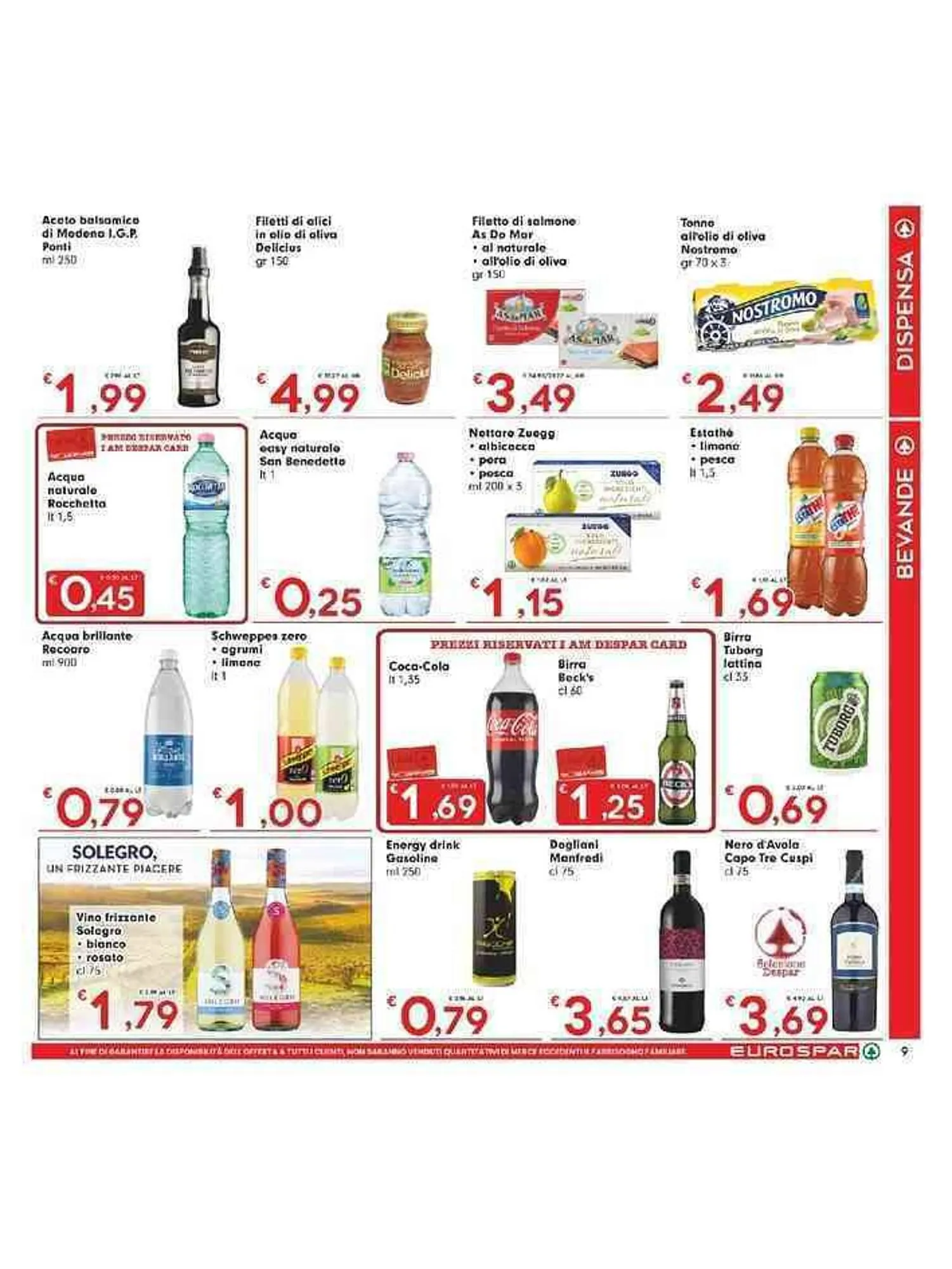 Volantino Eurospar da 3 aprile a 17 aprile di 2024 - Pagina del volantino 9