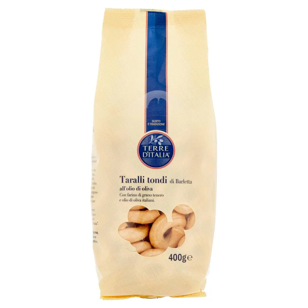Terre d'Italia Taralli tondi di Barletta all'olio di oliva 400 g
