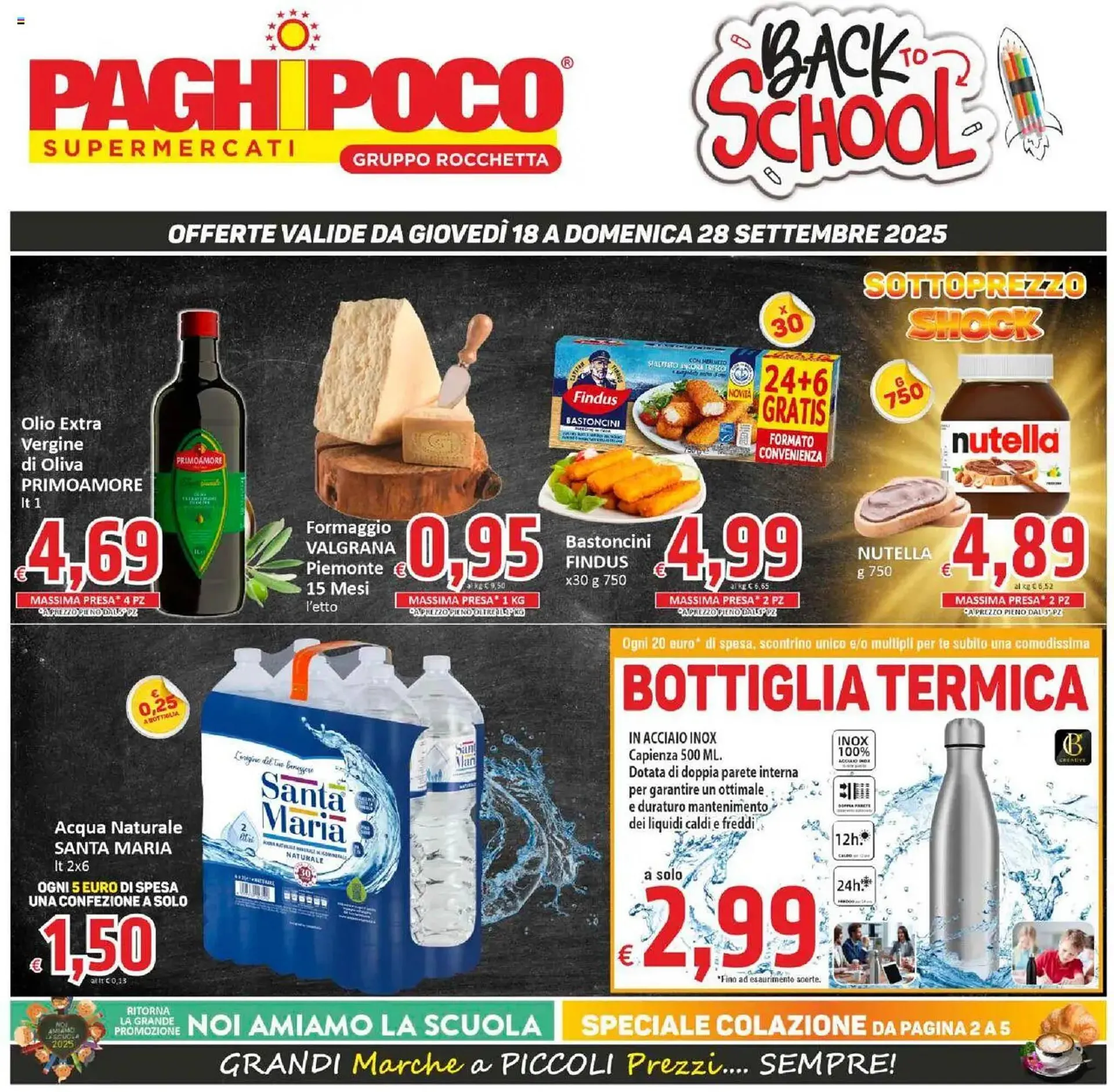 Volantino Paghi Poco da 18 settembre a 28 settembre di 2025 - Pagina del volantino 1