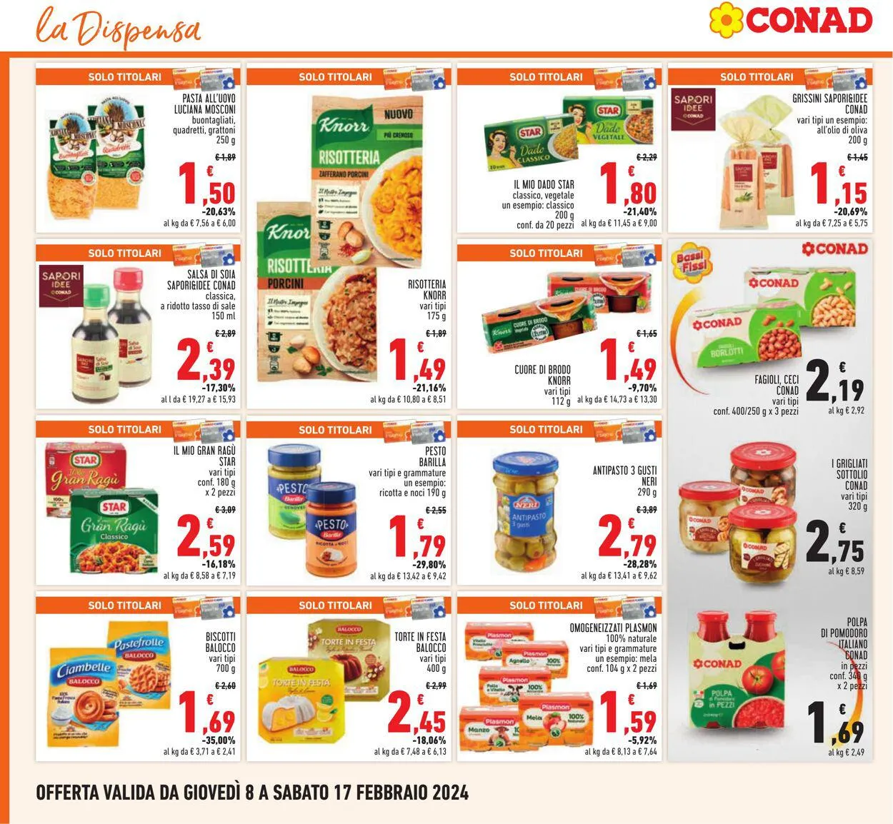 Conad - Roma Volantino attuale da 8 febbraio a 17 febbraio di 2024 - Pagina del volantino 18