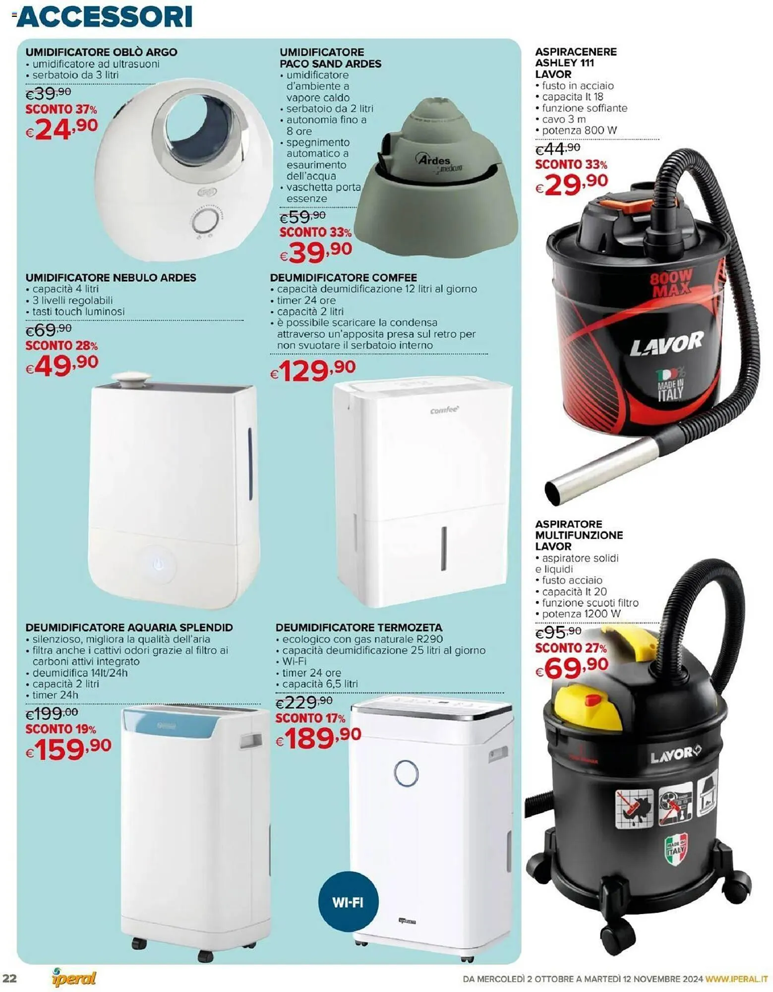 Volantino Iperal da 2 ottobre a 12 novembre di 2024 - Pagina del volantino 22