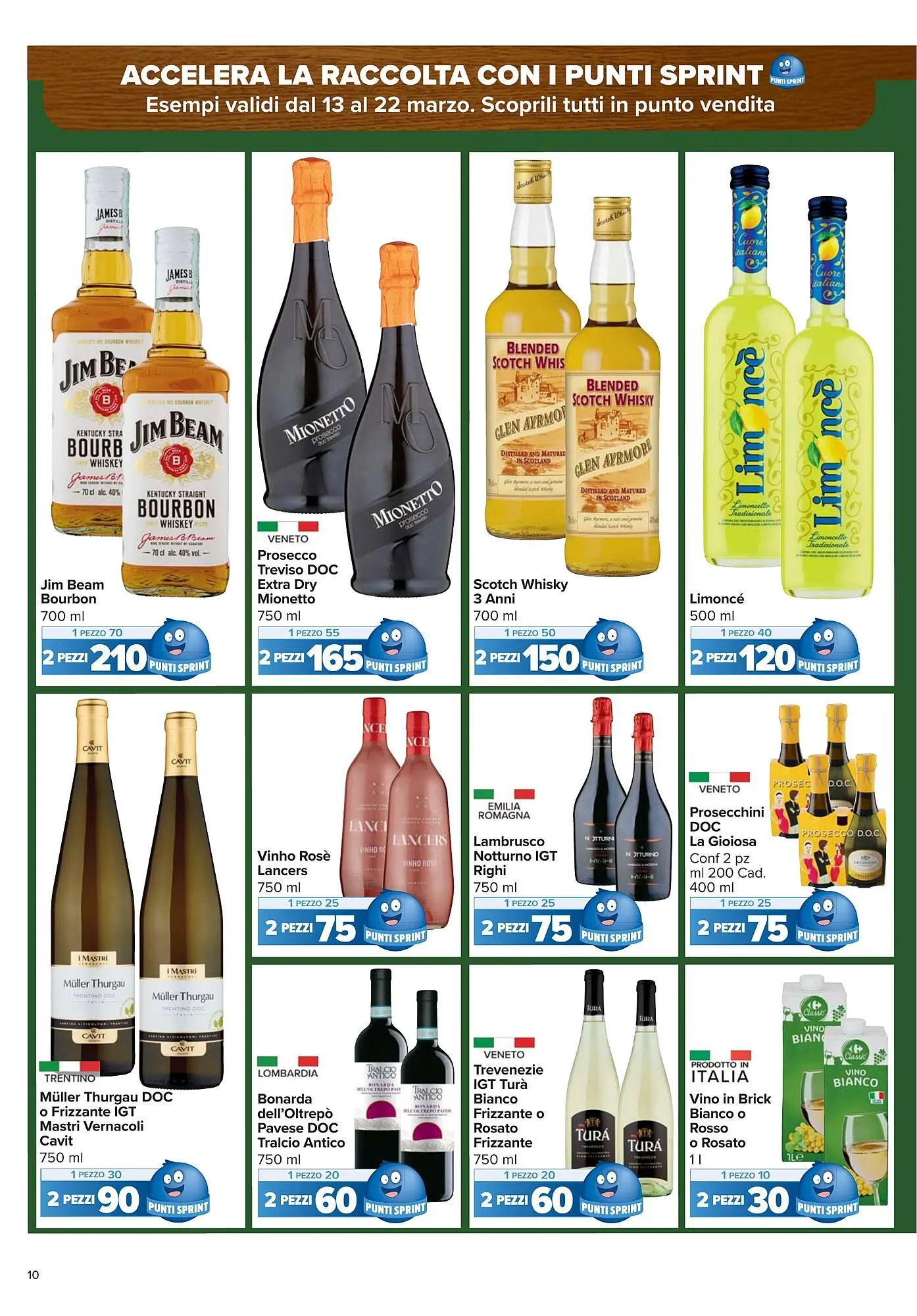 Volantino Carrefour Market da 13 marzo a 23 marzo di 2026 - Pagina del volantino 10