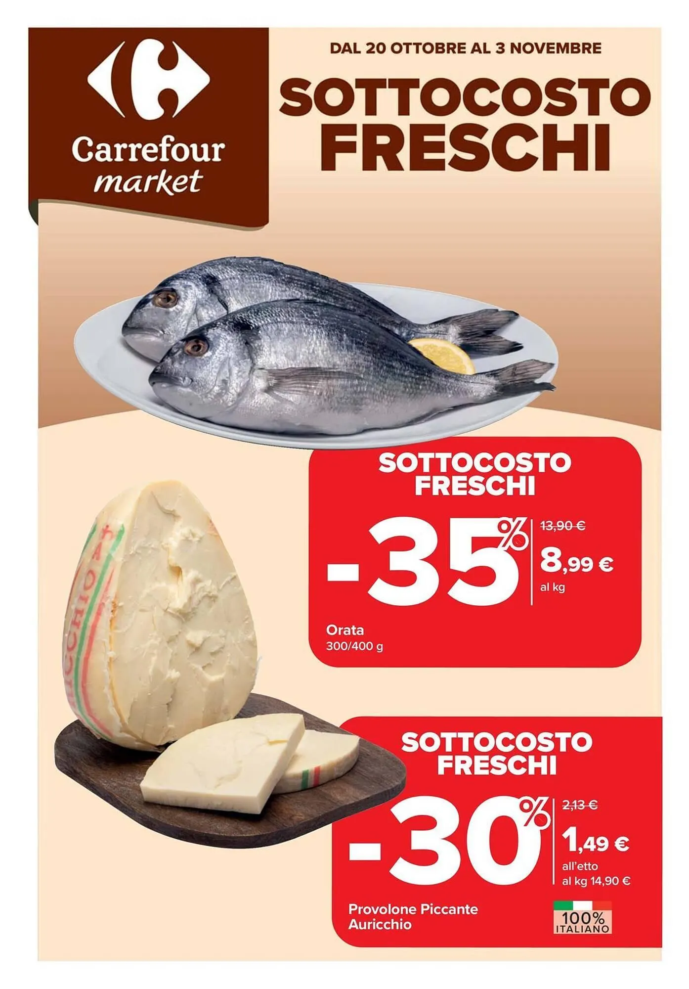 Volantino Carrefour Market da 20 ottobre a 3 novembre di 2025 - Pagina del volantino 1