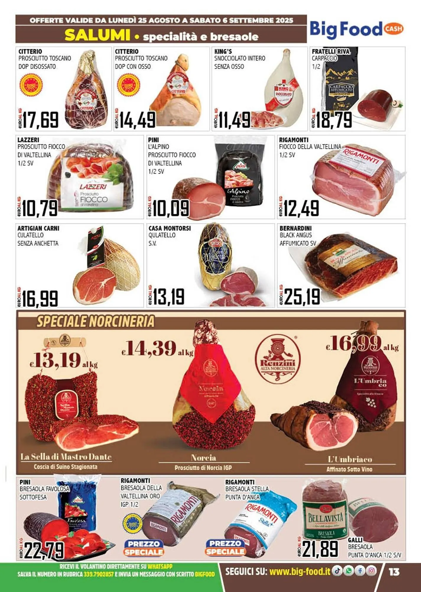 Volantino Big Food da 25 agosto a 6 settembre di 2025 - Pagina del volantino 13