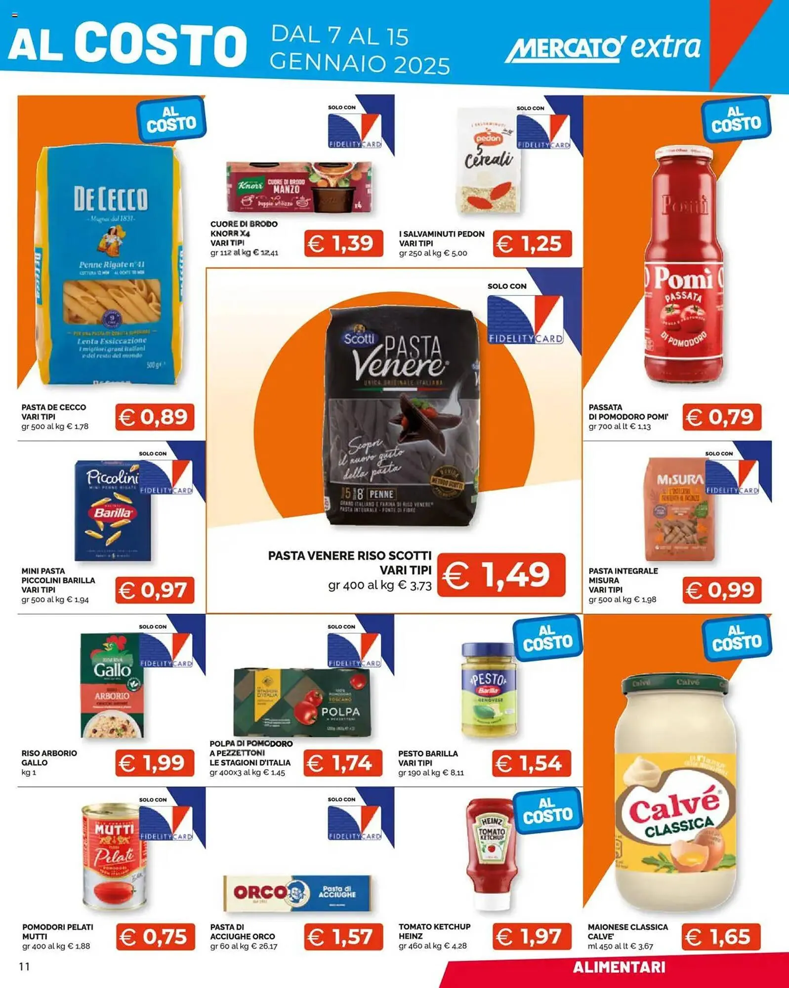 Volantino Mercatò Extra da 7 gennaio a 19 gennaio di 2025 - Pagina del volantino 11