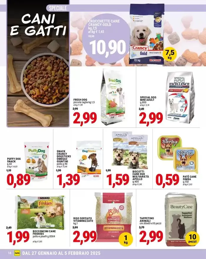 Tanti prodotti a 0,99 euro  da 27 gennaio a 5 febbraio di 2025 - Pagina del volantino 14