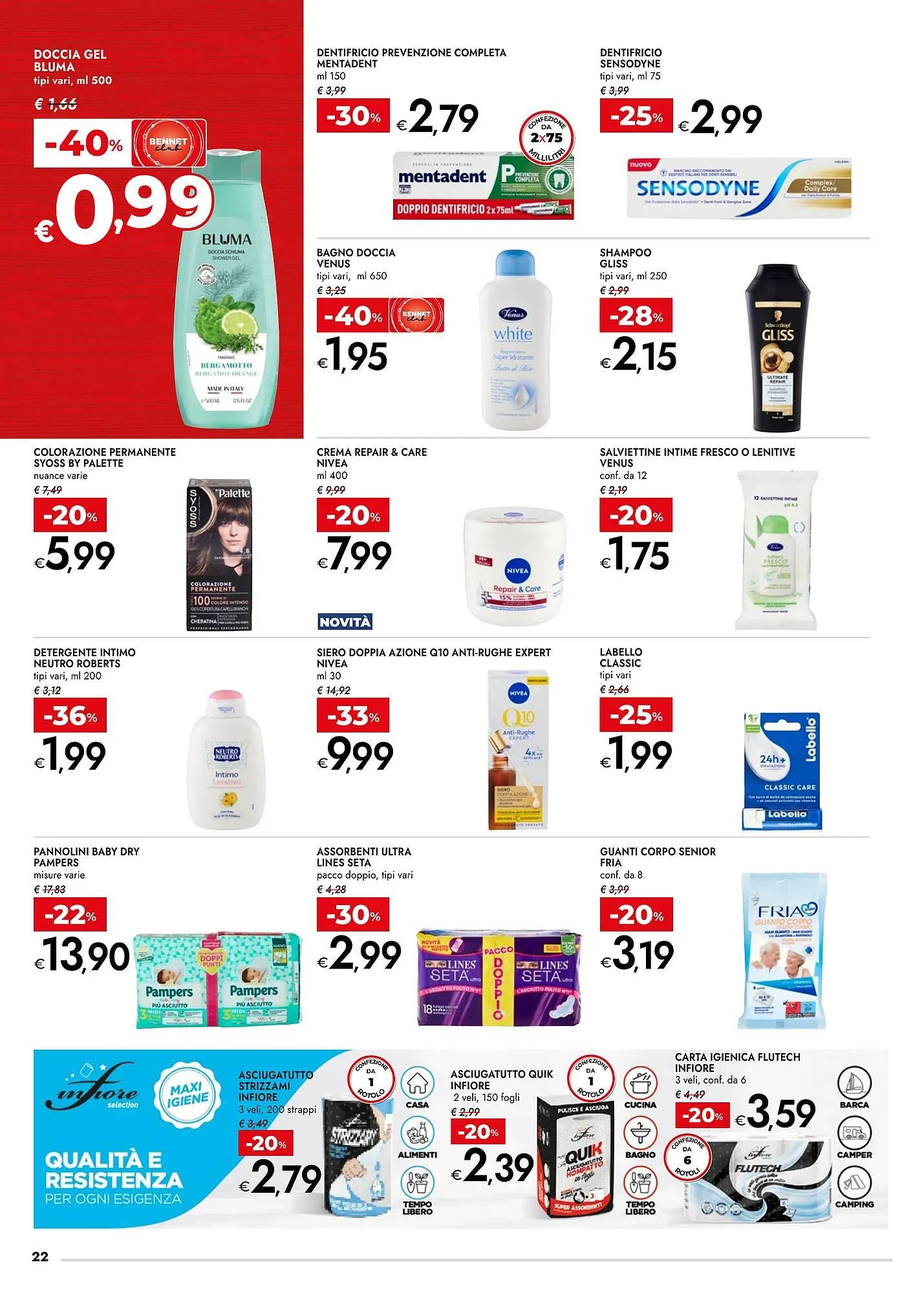 Volantino Bennet da 31 luglio a 13 agosto di 2025 - Pagina del volantino 22