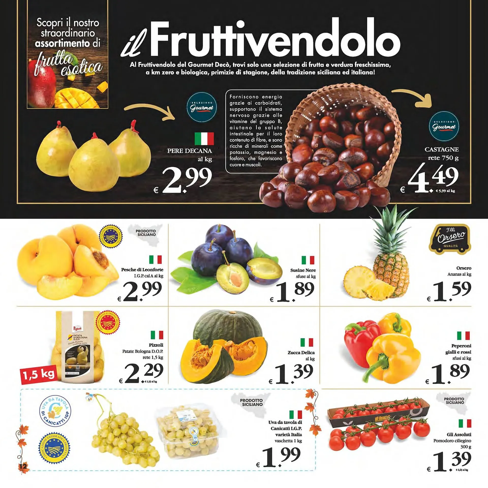Volantino Gourmet Déco da 3 ottobre a 13 ottobre di 2025 - Pagina del volantino 12