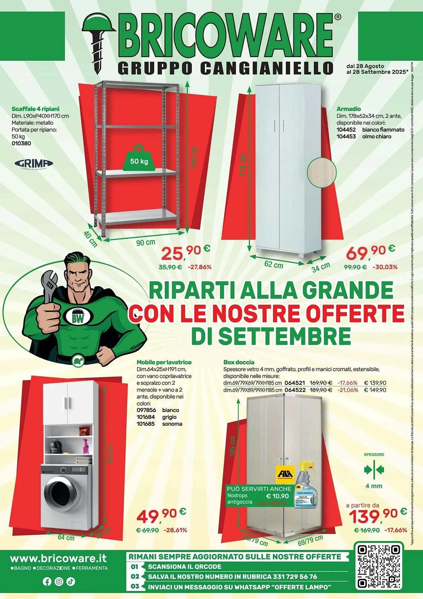 Volantino Bricoware da 28 agosto a 28 settembre di 2025 - Pagina del volantino 1
