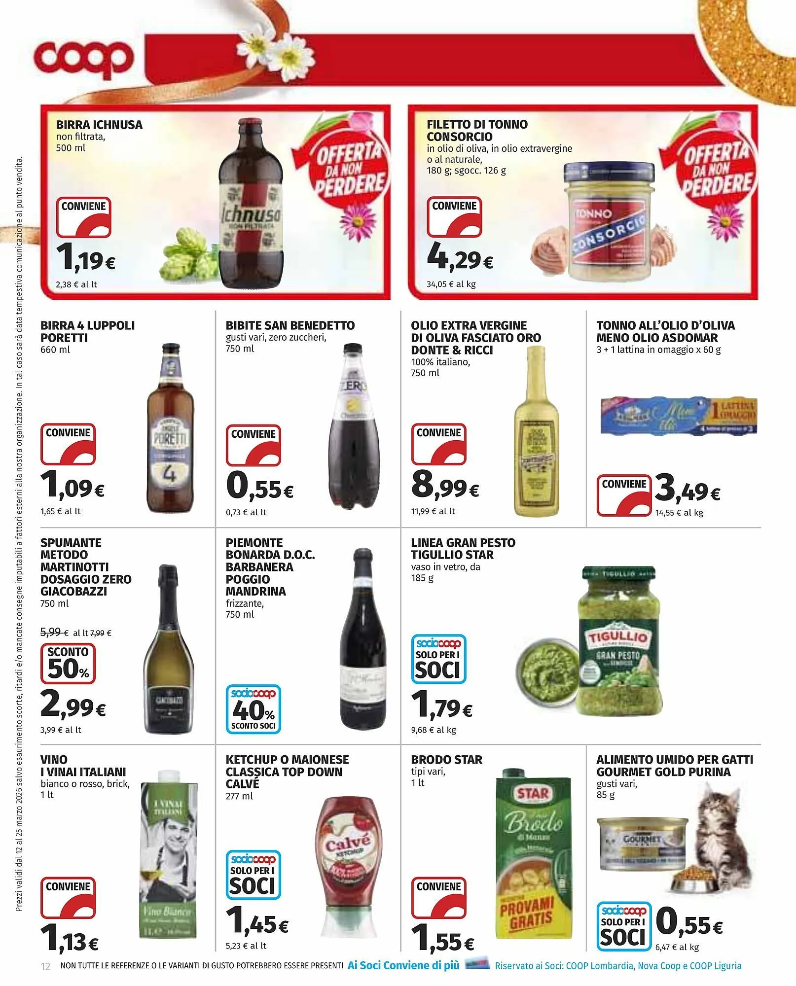 Volantino Coop da 12 marzo a 25 marzo di 2026 - Pagina del volantino 12