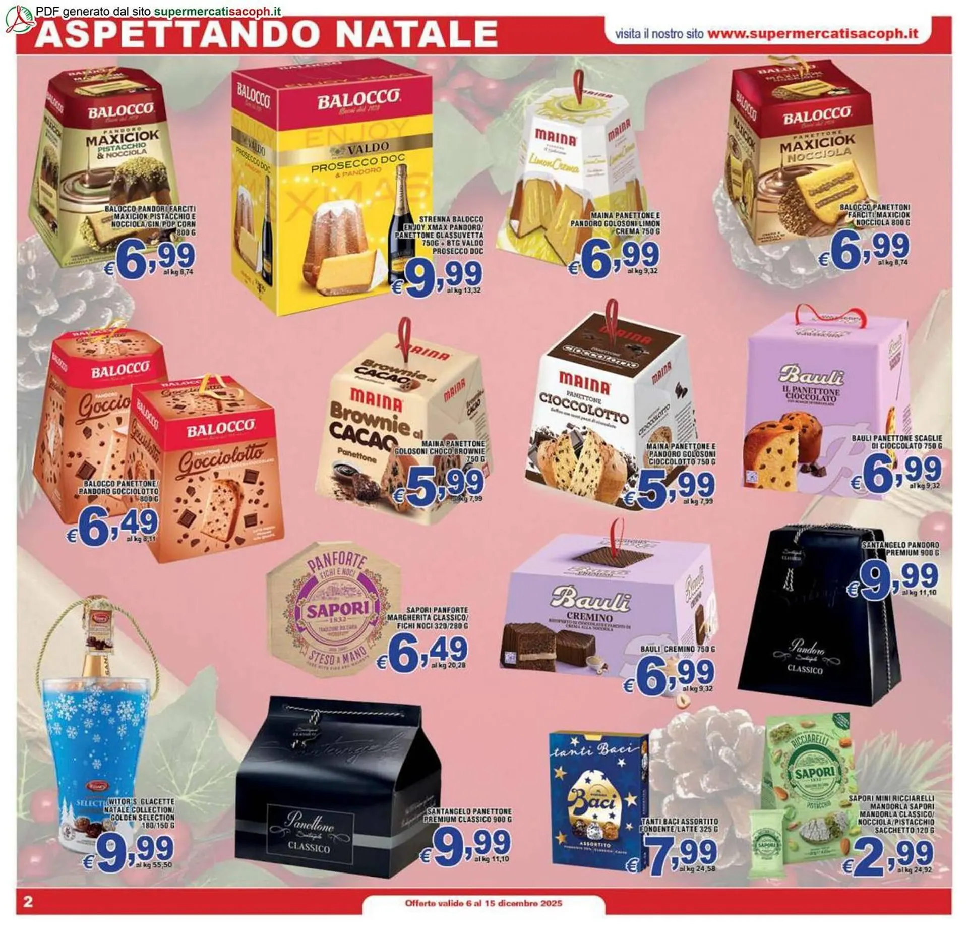 Volantino Sacoph da 6 dicembre a 15 dicembre di 2025 - Pagina del volantino 2