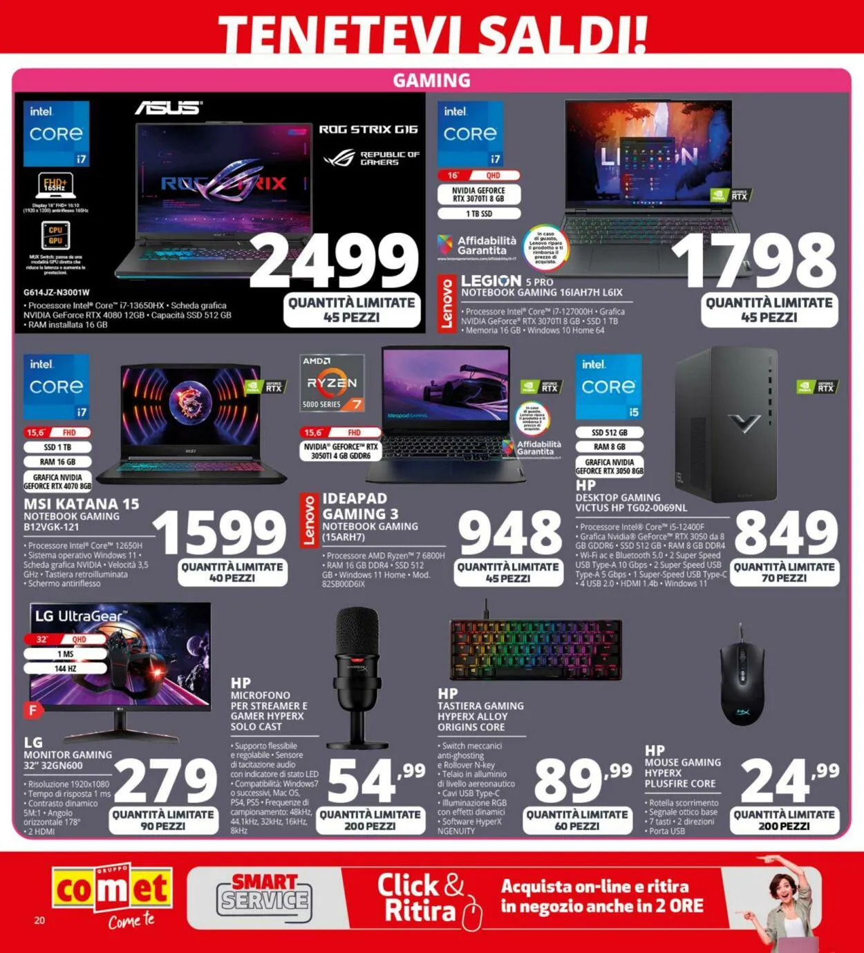 Comet Volantino attuale da 4 gennaio a 17 gennaio di 2024 - Pagina del volantino 20