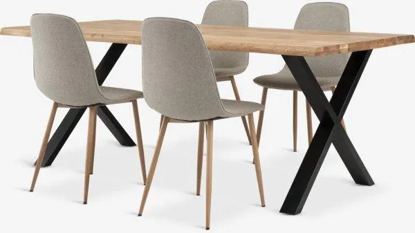 ROSLEV L200 rov. natur. + 4 BISTRUP sab.